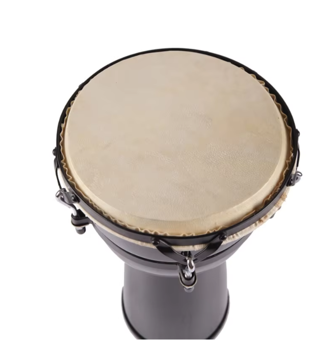 Jeuron Supply Customized Percussion Instrument Excellent Handmade Fiberglass African Drum 8" 10" 12" Wooden Splicing