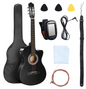 Jeuron 38 Inch High Gloss Acoustic Electric Guitar OEM ODM Manufactory Cutaway Guitar Electric Acoustic With Bag,Accessories