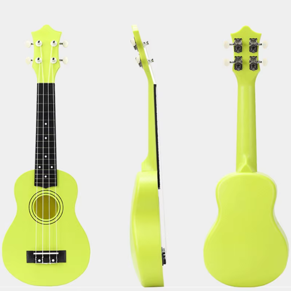 Jeruron Wholesale 21 Inch Ukulele Sparano Little Guitar Colorful Ukulele Musical Instrument for Kid Beginner