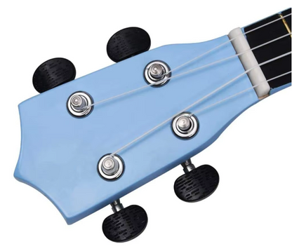 Jeuron 23" High Quality OEM Cheap 4 Strings Various Colors Ukulele Soprano with Bag 2 Picks Scale for Kids