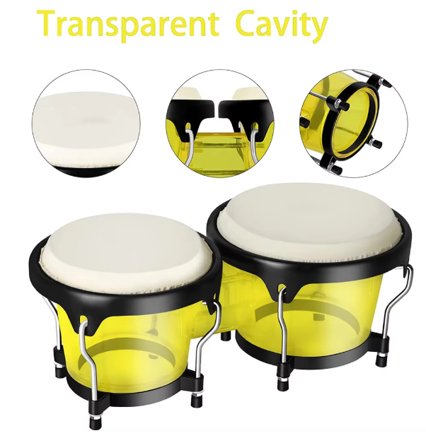 Jeuron Wholesale 6" 7" Hand Drum Cheap Bongo Drums for Kids Adults Beginners