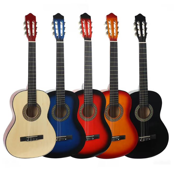 Jeuron 39 Inch Linden Wood Classical Guitar OEM ODM Wholesale Guitar Classic for Beginner Professional