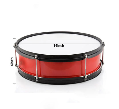 Jeuron Professional Full-Size Portable Wooden Bongo Drums - Genuine Snakeskin Heads & Dual-Tone Design - Mini Drum Set for Kids & Adults