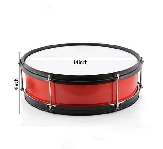 Jeuron Professional Full-Size Portable Wooden Bongo Drums - Genuine Snakeskin Heads & Dual-Tone Design - Mini Drum Set for Kids & Adults