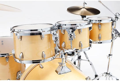 Classic 7-piece Shell Pack with Snare Drum Gloss Natural Blonde Maple 8/10/12" Double 14/16" Maple Wood Musical Instruments