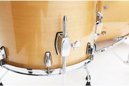 Classic 7-piece Shell Pack with Snare Drum Gloss Natural Blonde Maple 8/10/12" Double 14/16" Maple Wood Musical Instruments