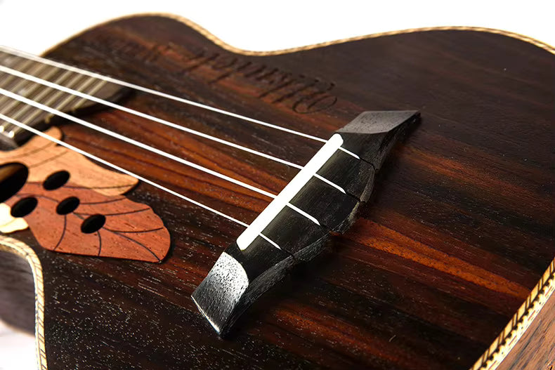 Jeuron Wholesale Oem Body 21 Inch Soprano Grape Hole Rosewood Hawaiian Ukulele Small Guitar