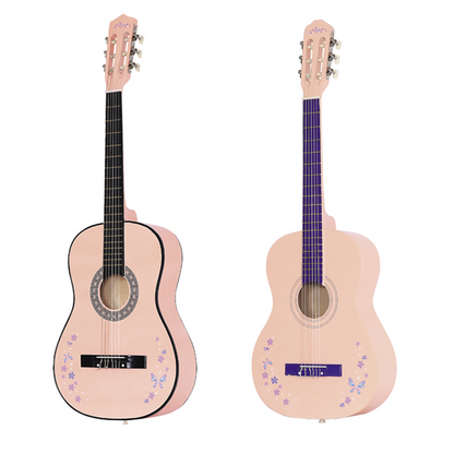 Jeuron Concert Ukulele 23 Inch Nylon String Ebony Fingerboard Mahogany Body for Adult Beginner Kid Bundle Hawaii Mini Guitar