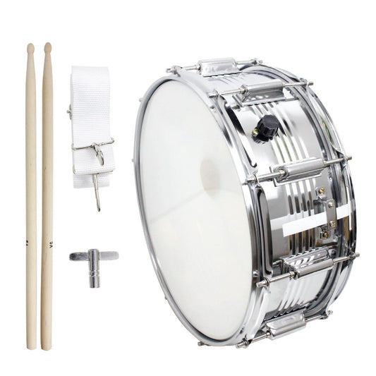 Jeuron 14"x5.5" Steel Marching Snare