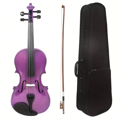 Jeuron High-Quality Solid Spruce Violin (4/4) – Vintage Matte Style for Students & Grade Exams