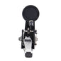 Jeuron Professional Bass Drum Kick Pedal with Integrated Practice Pad - High-Performance Mechanical Single Pedal for Jazz & Electronic Drums