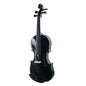 Jeuron 4/4 Electric Violin High Gloss Black – Full Size Silent Practice Instrument for Beginners & Pros